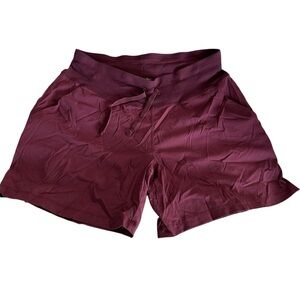 Tuff Athletics Purple Athletic Shorts with Elastic Waistband